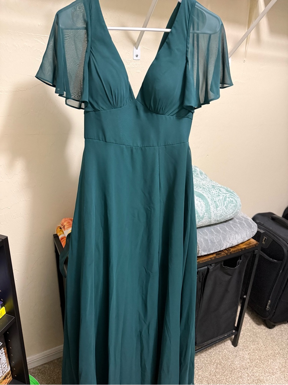 ✨Azazie Kimber Pine Dress Size A0✨